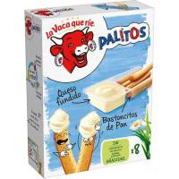 Palitos de queso LA VACA QUE RIE, 8 uds, caja 280 g