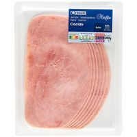 Jamón cocido extra EROSKI MAESTRO MAESTRO, sobre 200 g