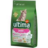 Alimento de pollo-arroz gato junior 1-12 m ULTIMA, saco 1,5 kg