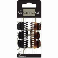 Pinza pequeña GLAMOUR, pack 6 uds.