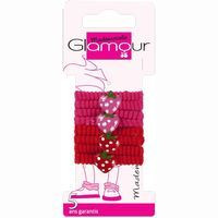Coleteros infantiles adornos GLAMOUR, pack 8 unid.