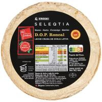 Queso D.O. Roncal Eroski SELEQTIA, al corte, compra mínima 250 g