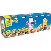 Actikids sabor fresa-plátano ACTIMEL, pack 14x100 g