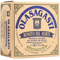 Tronco de bonito en aceite de oliva OLASAGASTI, lata 120 g