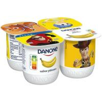 Yogur sabor a macedonia DANONE, pack 4x120 g