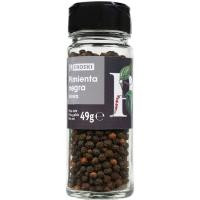 Pimienta negra entera EROSKI, frasco 49 g
