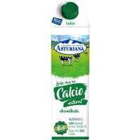 Leche desnatada calcio ASTURIANA, brik 1 litro