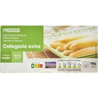 Espárrago blanco mediano 9/12 piezas EROSKI, lata 150 g