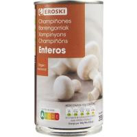 Champiñon entero extra EROSKI, lata 185 g