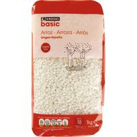 Arroz extra EROSKI basic, paquete 1 kg
