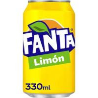 Refresco de limón FANTA, lata 33 cl