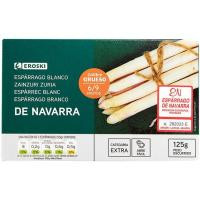 Espárrago grueso IGP Navarra 6/9 piezas EROSKI, lata 125 g