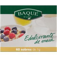Edulcorante BAQUÉ, caja 60 sobres
