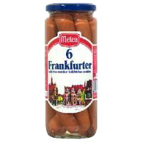 Salchichas Frankfurter MEICA, 6 uds, frasco 250 g