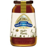 Miel de flores GRANJA SAN FRANCISCO, frasco 1 kg