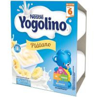 Yogolino de plátano NESTLÉ, pack 4x100 g