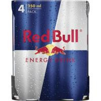 Bebida energética RED BULL, pack 4x25 cl