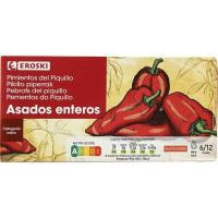 Pimiento de piquillo entero EROSKI, lata 150 g