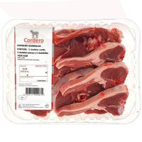 Cordero chuleteado para barbacoa EROSKI, bandeja aprox. 1.25 kg