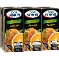 Zumo de naranja DON SIMON, pack 6x20 cl
