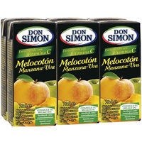Zumo de melocotón-uva DON SIMON, pack 6x20 cl