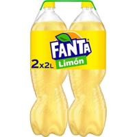 Refresco de limón FANTA, pack 2x2 litros