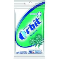 Chicle de eucalipto en gragea ORBIT, pack 4x14 g