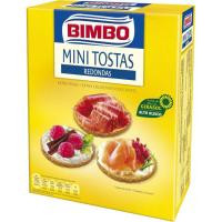 Mini tostas redondas ORTIZ, caja 100 g