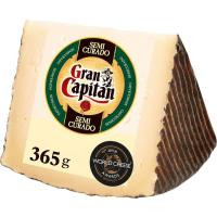 Queso semicurado GRAN CAPITAN, cuña 365 g