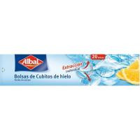 Bolsa para cubitos de hielo ALBAL, caja 20 uds