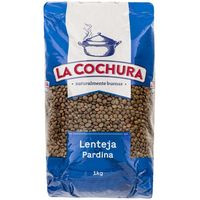 Lenteja pardina LA COCHURA, paquete 1 kg
