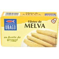 Filete de melva en aceite de girasol UBAGO, lata 115 g
