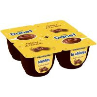 Natillas de chocolate DANONE DANET, pack 4x120 g