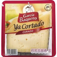 Queso curado G. BAQUERO, cuña cortada 225 g