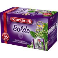 Hojas de boldo POMPADOUR, caja 20 sobres