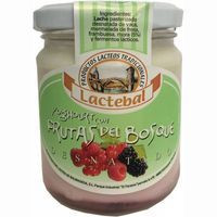 Yogur con frutas del bosque LACTEBAL, tarro 200 g