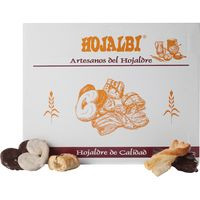 Surtido de hojaldre HOJALBI, caja 1,25 kg
