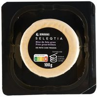 Medallón de Foie Eroski SELEQTIA, blister 100 g