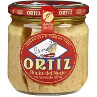 Bonito del Norte en aceite de oliva ORTIZ, frasco 270 g