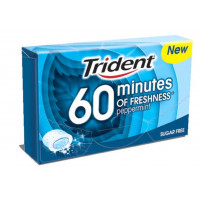 Chicle Trident 60 minutos menta 22 g