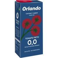 Tomate ORLANDO frito 0,0 sin sal ni azúcares añadidos brik 350 g