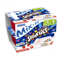 Yogur Dúo Smarties fresa 2x128 g
