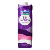 Leche KAIKU sin lactosa desnatada 1 L