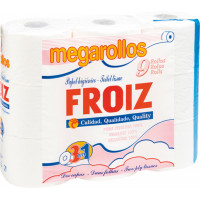 Papel higiénico Froiz rosa triple capa 12 u