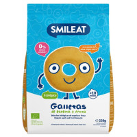 Galleta de espelta y manzana ecológicas SMILEAT 220 g