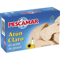 Atún claro PESCAMAR en aceite de girasol fácil apertura 72 g