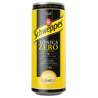 Tónica SCHWEPPES lata zero 33 cl