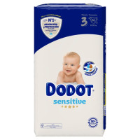 Pañales DODOT sensitive talla 3 56 u