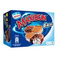 Helado Maxibon NESTLÉ mini nata 6u 306g