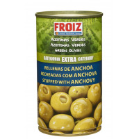 Aceitunas Froiz rellenas de anchoa extra lata 85 g